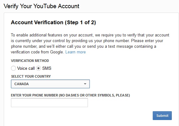 Image 5 - YouTube Verification Step 1
