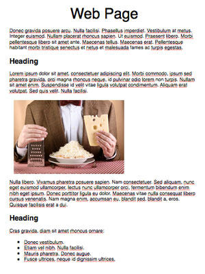 web page