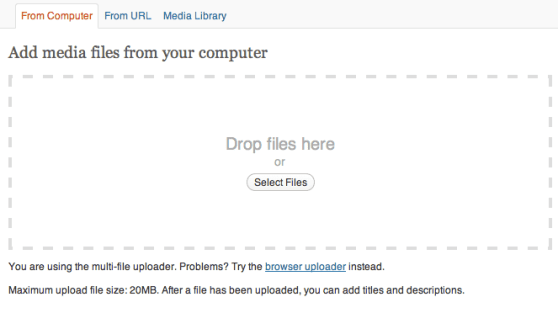 Upload a photo to WordPress Upload a photo to WordPress