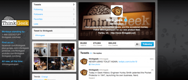 Example Twitter Profile Example Twitter Profile